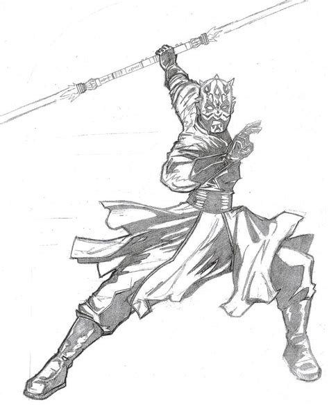 You might also be interested in coloring pages from return of the jedi category and sword tag. DARTH MAUL by soulreaper226 on DeviantArt