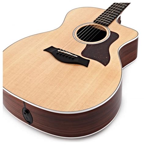 Taylor 214ce Dlx Grand Auditorium Electro Acoustic Natural At Gear4music