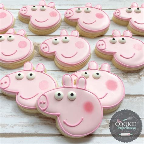 Peppa Pig Cookies By Holli At The Cookie Confectionery In Temecula Ca