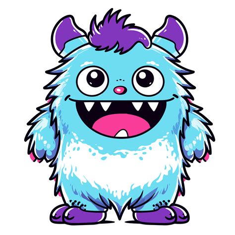 Beautiful Kawaii Monster Clipart Generative Ai 31569451 Png