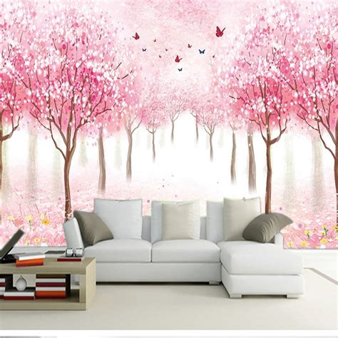 Custom Mural 3d Beautiful Landscape Mural Living Room