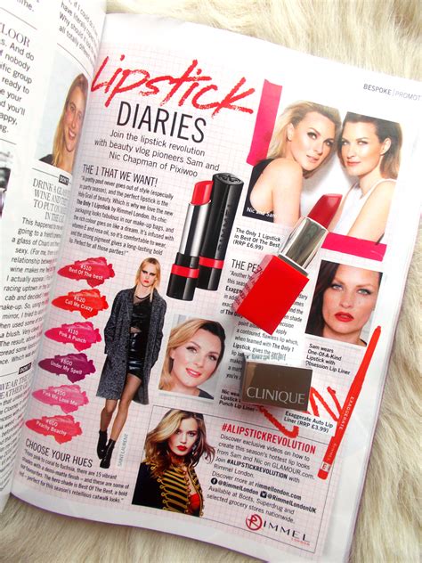 Free Clinique Lipstick Inside Glamour Magazine Thrift Oclock