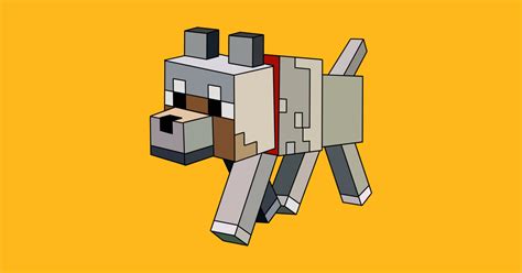 Puppy Dog Minecraft Long Sleeve T Shirt Teepublic