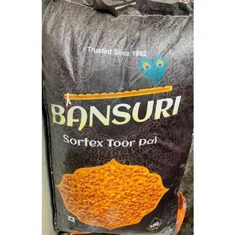 Yellow 30 Kg Bansuri Sortex Toor Dal High In Protein At Rs 2700bag In