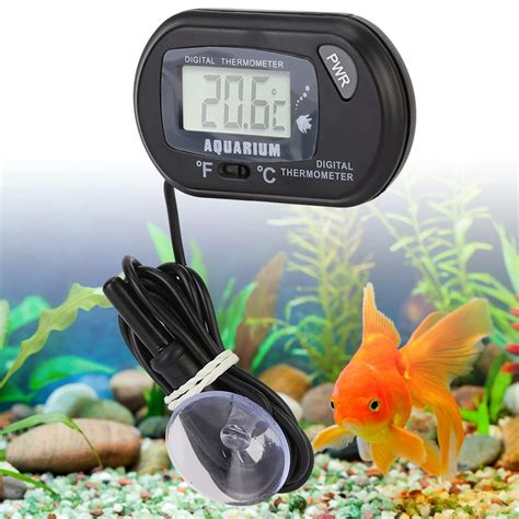 Lyumo Aquarium Thermometer 50℃∽70℃ Digital Lcd Screen Aquarium