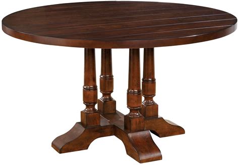 Ivy hill counter height cherry solid wood dining table. Griselda Brown Cherry Round Dining Table from Furniture of ...