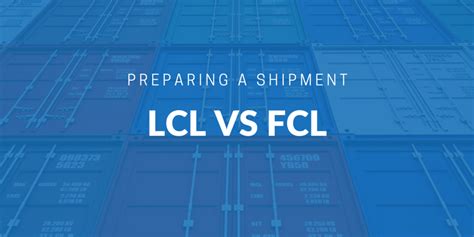 A fcl container is one person's shipment that takes up a full container, as opposed to lcl. LCL vs FCL - Choosing your Container Capacity | iContainers