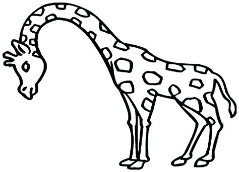 Cute Baby Giraffe Coloring Pages At