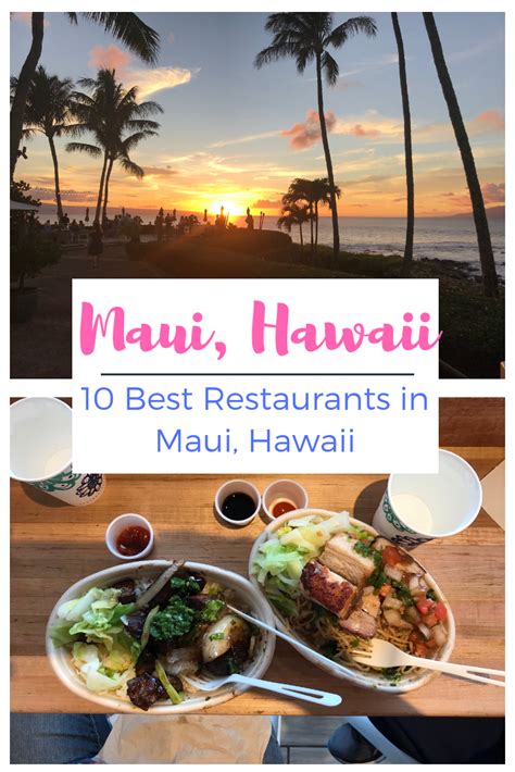 15 Best Restaurants With Great Views In Maui Hawaii With Map — The