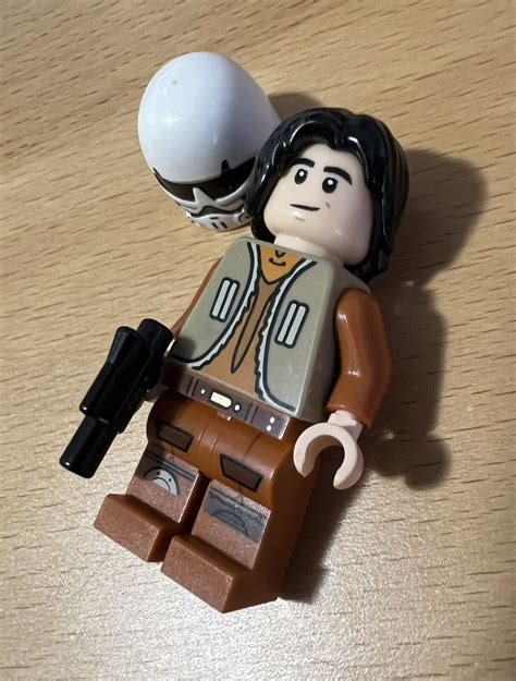 Lego Star Wars Rebels Ezra Bridger Minifigure With Helmet And Weapon Ebay