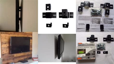 Suporte de teto para tvs de 32 a 70 giro 360 graus altura ajustável. Suporte Tv Fixo Parede Ou Painel Com Manual De Instalação ...