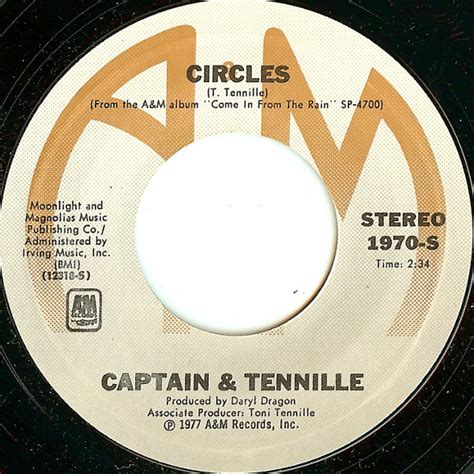 Captain And Tennille Circles 1977 Vinyl Discogs