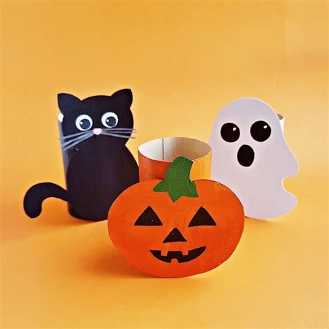 Toilet Paper Tube Halloween Craft For Kids Hello Wonderful