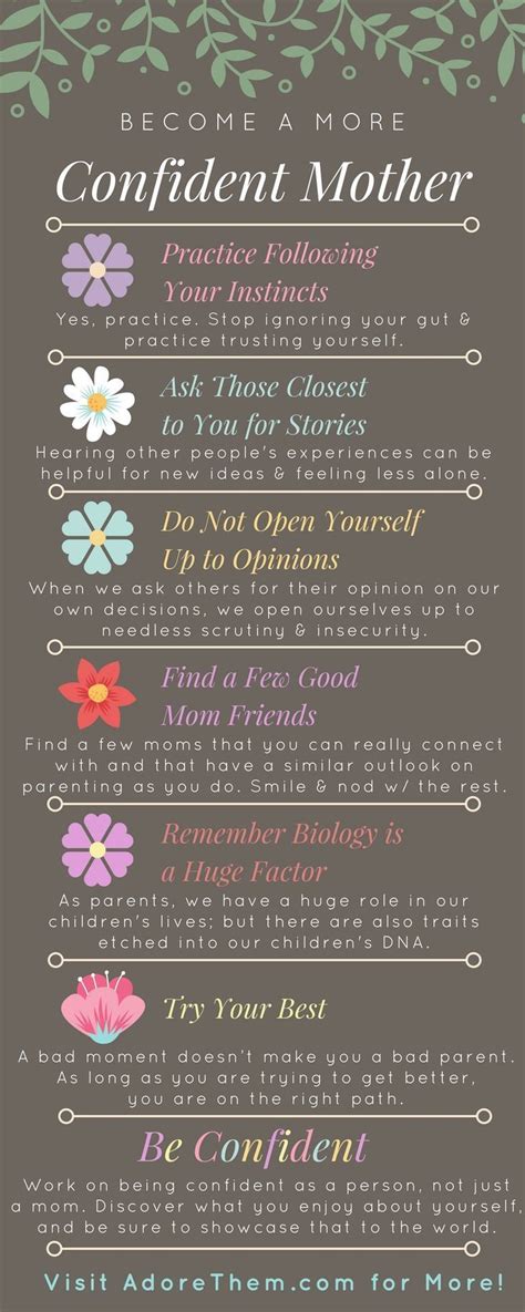 How To Be A Confident Mom 7 Ways To Build Self Confidence Artofit