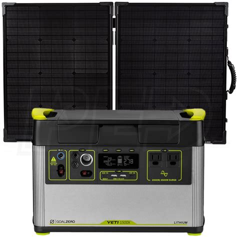 Goal Zero 44360 Yeti® 1500x Lithium Solar Generator Portable Power