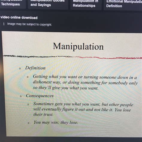 Definition of manipulation | Manipulation, Relationship definition, Get ...