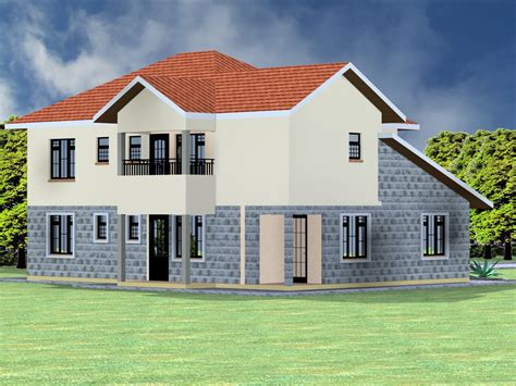 5 Bedroom Maisonette House Designs In Kenya Hpd Consult