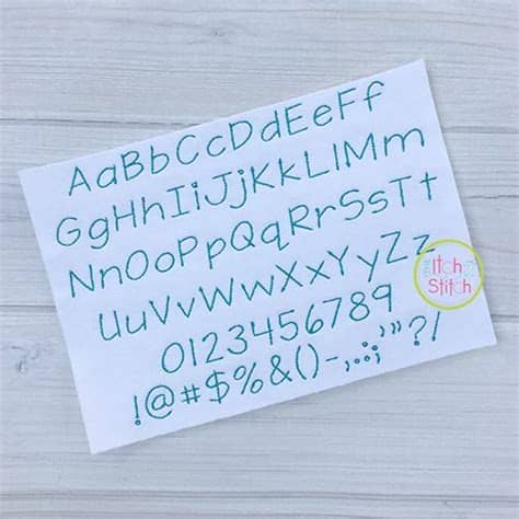 The art of script writing enjoys a prominent place in modern calligraphy since it adorns many of the wedding invitations that calligraphers are commissioned to in this article, i will describe such a technique. Teeny Tiny Bean Stitch Embroidery Font | The Itch 2 Stitch ...