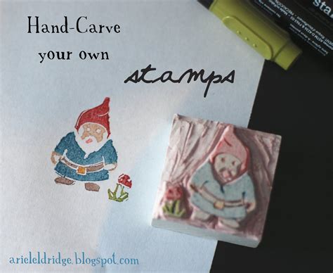 The Creative Juices Of Ariel Carve Your Own Rubber Stamps