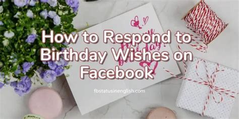 How Do You Respond To Birthday Wishes On Facebook Timeline Best Fb