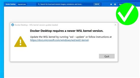 How To Fix Docker Desktop Requires A Newer Wsl Kernel Version On