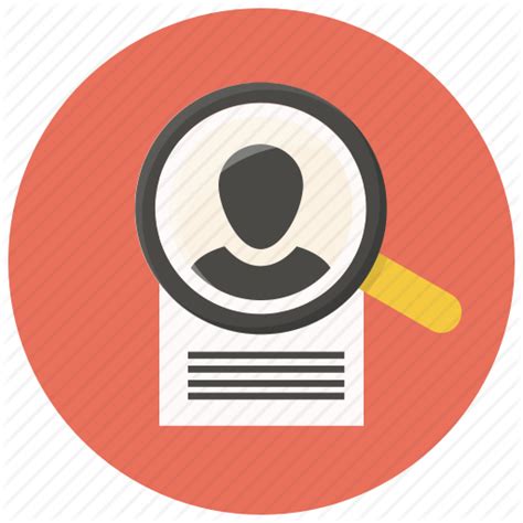 Curriculum Cv Document Portfolio Profile Resume Search Icon