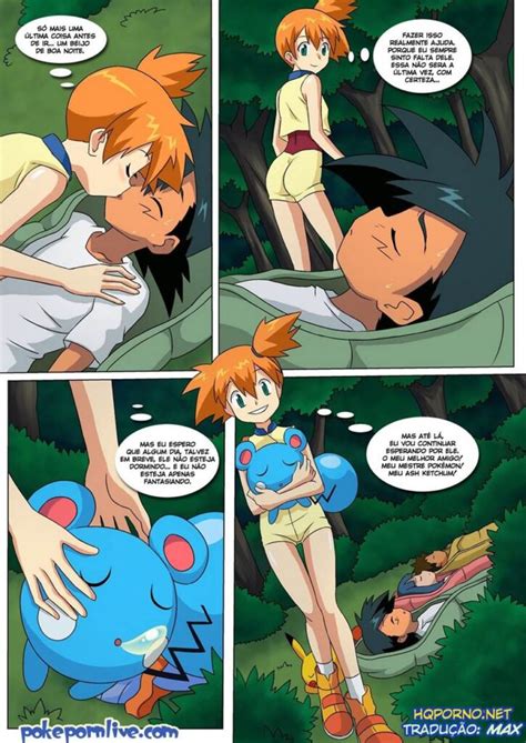 Misty Dando Pro Ash Dormindo Pokemon Hentai Quadrinhos De Sexo
