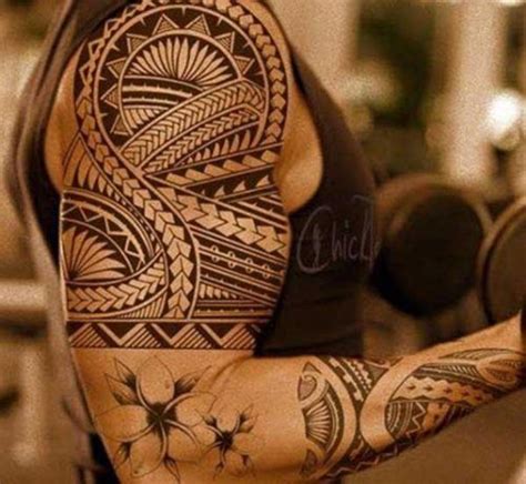 Tribal Polynesian Tattoo Shoulder Tattoos Männer Maori