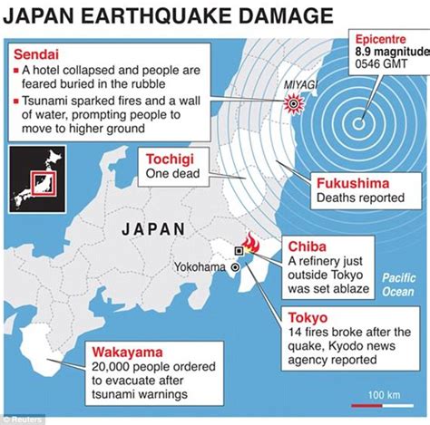 Japan Earthquake Latest Travel Advice Daily Mail Online