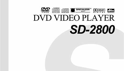 TOSHIBA SD-2800 SERVICE MANUAL Pdf Download | ManualsLib