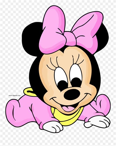 Baby Minnie Cute Clipart Png Srcdata Cute Baby Minnie Mouse