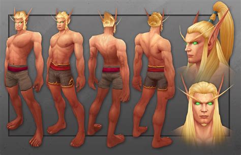 World Of Warcrafts New Blood Elf Look Revealed Pc Gamer Anatomía
