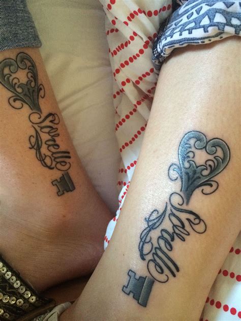 Sister Tattoos Skeleton Key Sister Tattoos Tattoo Designs For Women