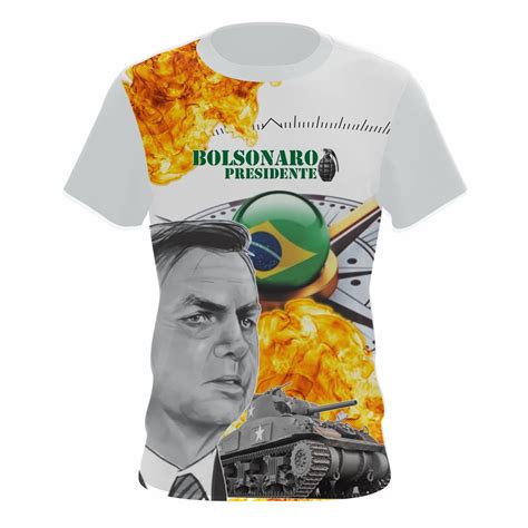 Camiseta Bolsonaro Presidente Camisa Bolsonaro Shopee Brasil