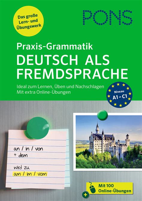 pons praxis grammatik deutsch als fremdsprache grammatik deutsch