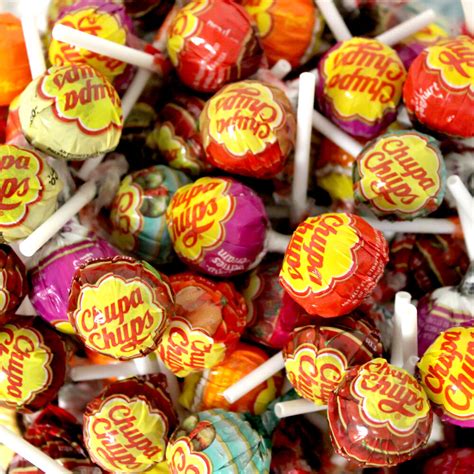 100 X Best Chupa Chups Lollipops Assorted Flavour Bulk Kids Lollies Bag