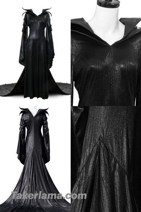 Maleficent 2 Dress Angelina Jolie Halloween Cosplay Costume Dresses Fantasy Fashion Fantasy