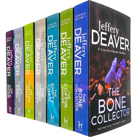 Lincoln Rhyme Thrillers Series Books 1 7 Collection Set By Jeffery