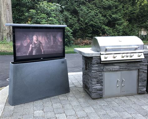 Cool Outdoor Tv Cabinet Enclosure Ideas Home Cabinets