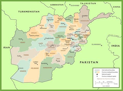 Carte De Lafghanistan Afghanistan Carte Sur Les Villes Relief