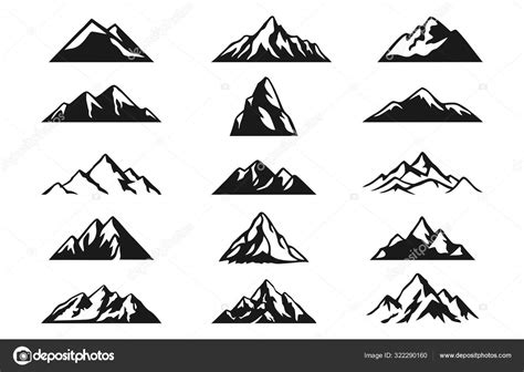 Mountain Silhouette Clip Art