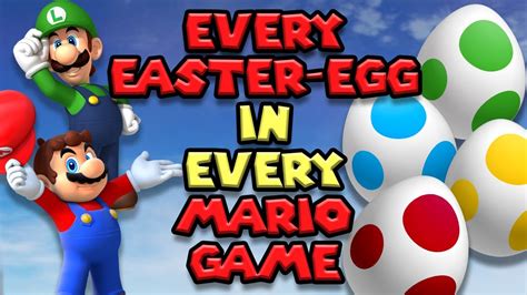 Every Easter Egg In Every Mario Game Youtube