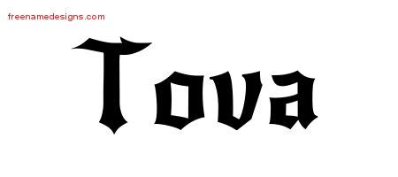 Gothic Name Tattoo Designs Tova Free Graphic Free Name Designs