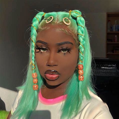 Test it out by uploading your photo with our style my hair tool. Pay $0 for your hair install. @_aicha_faye ••• 🐍 (With images) | Hair styles, Blonde braids ...