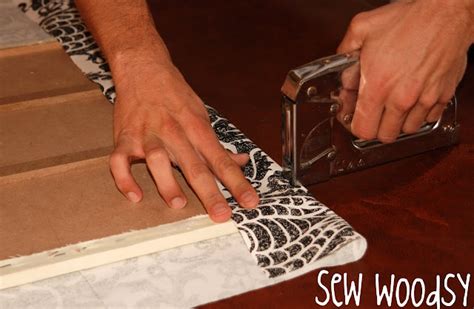 Tutorial Fabric Bulletin Board Revamp Sew Woodsy
