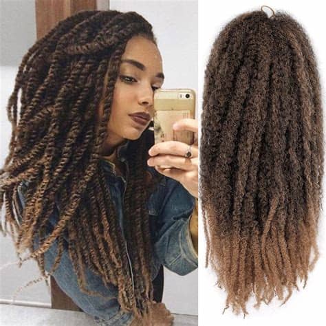One editor breaks down the differences between the best braids with extensions for afro hair. 2019 1Packs Marley Braids Hair Afro Twist Braid Hair Afro ...