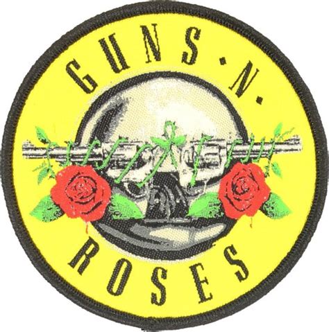 Guns N Roses Classic Bullet Logo Standard Woven Patch Embleem
