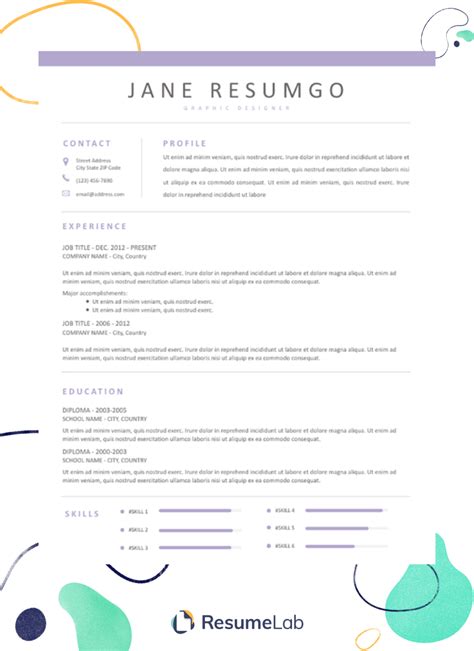 Microsoft word rezeptvorlage download : 50+ Free MS Word Resume & CV Templates to Download in 2021