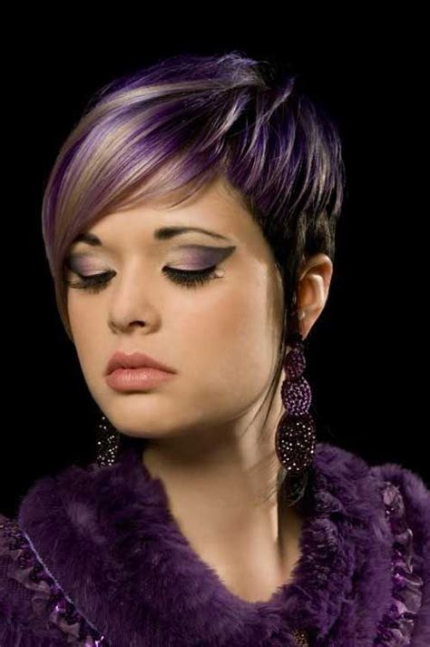 20 Romantic Purple Hairstyles For 2016 Pretty Designs