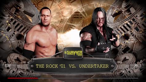 The Rock Vs Undertaker Survivor Series 98 Wwe 2k18 Youtube